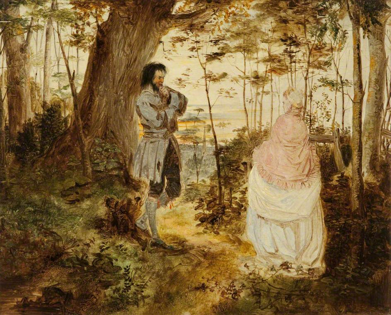 Hugh et Dolly Varden (du roman « Barnaby Rudge » de Charles Dickens) - William Powell Frith