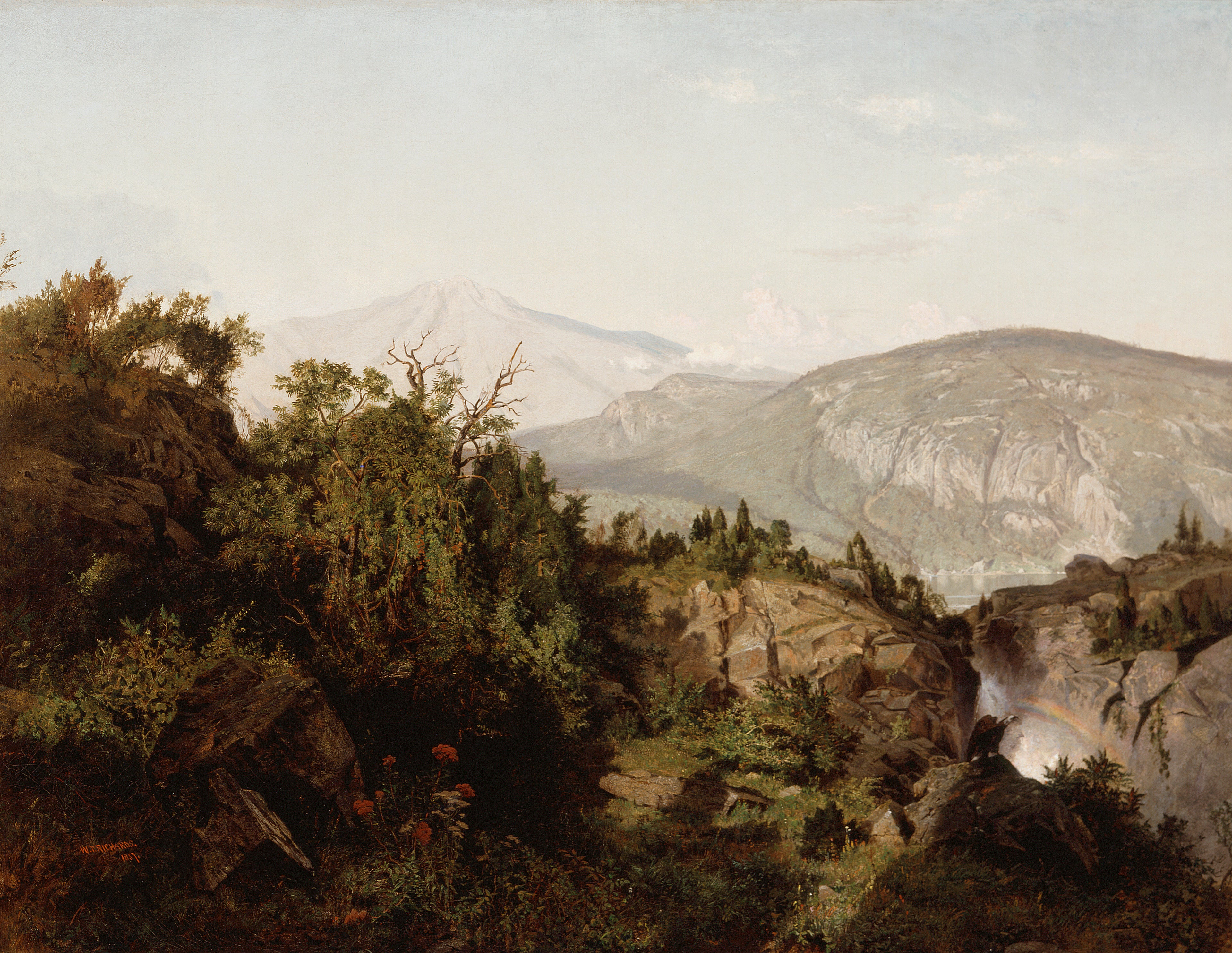 Dans les montagnes Adirondack - William Trost Richards - Alpha Reproduction