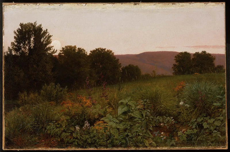Sunset over the prairie - William Trost Richards