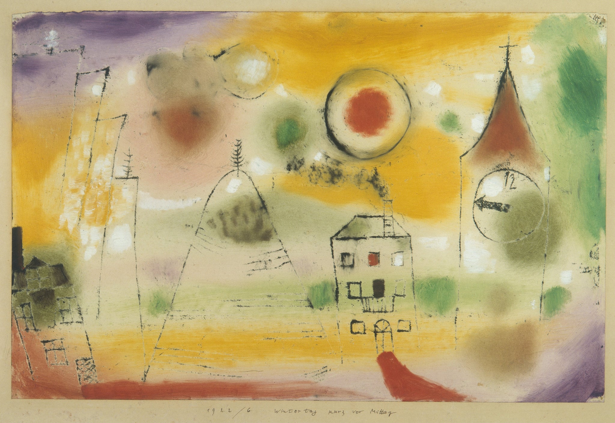 Winter Day, Shortly before Noon — Paul Klee