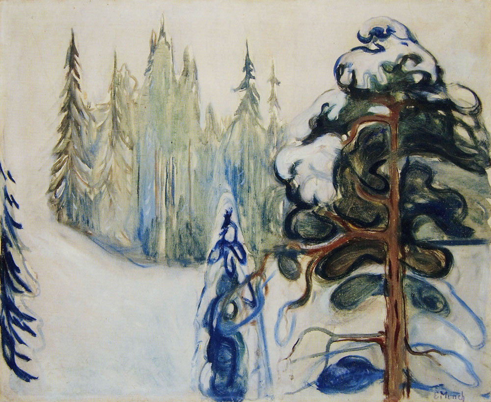 Reproduction du tableau « Hiver - Edvard Munch » par Alpha Reproduction en peinture à l’huile