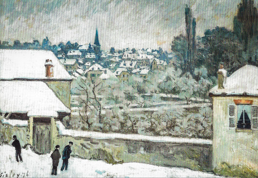 Hiver à Louveciennes - Alfred Sisley
