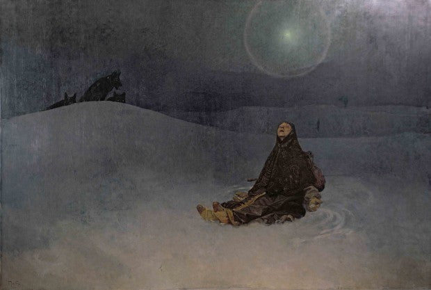 Woman in the Desert - Alphonse Mucha