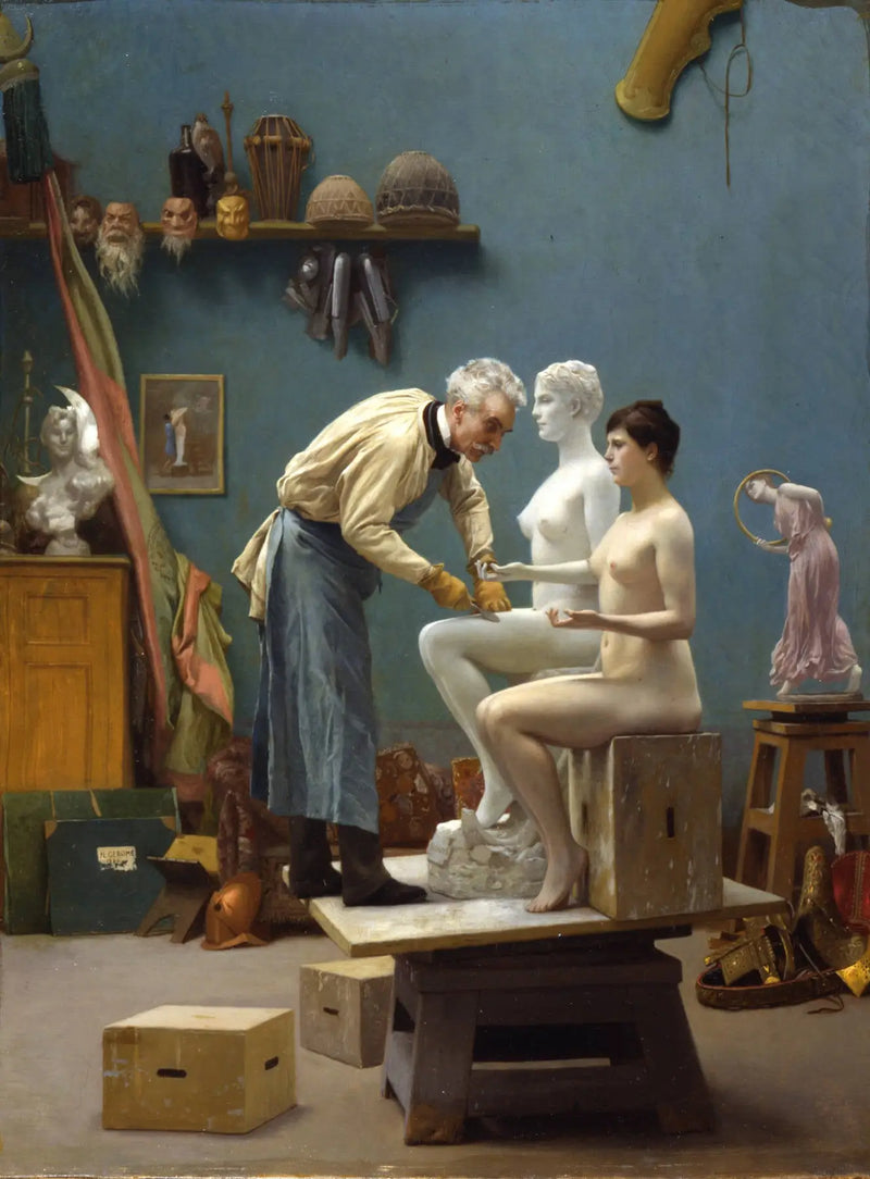 The Sculptor Artist Tanagra - Jean-Léon Gérôme