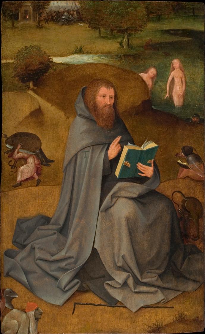 The Temptation of Saint Anthony. - Hieronymus Bosch