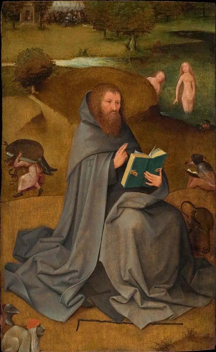 La Tentation de saint Antoine. - Hieronymus Bosch - Alpha Reproduction