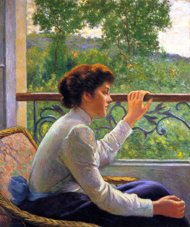 The Girl at the Window - Federico Zandomeneghi