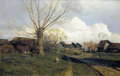 Savvinskaya village near Zvenigorod - Isaac Levitan