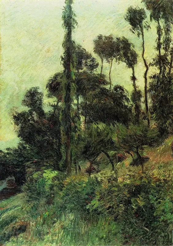 On the Slope - Paul Gauguin