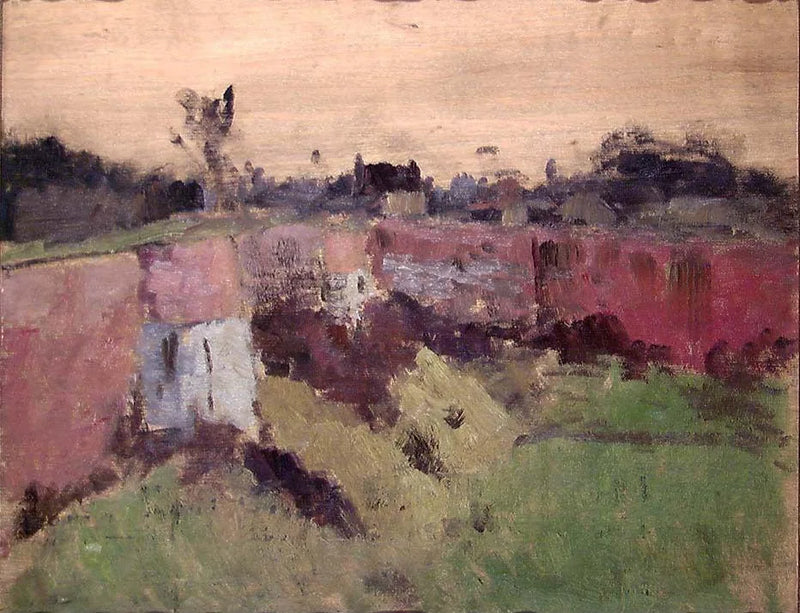 Outside the walls of Montreuil - Frits Thaulow