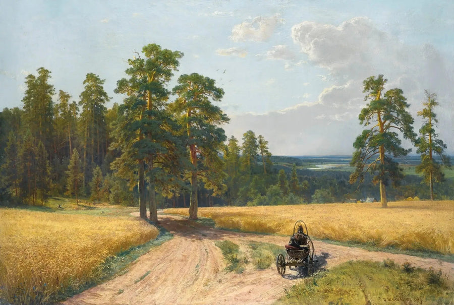 At the Edge of the Pine Forest - Ivan Chichkine