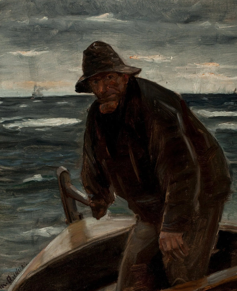 At the helm - Michael Peter Ancher