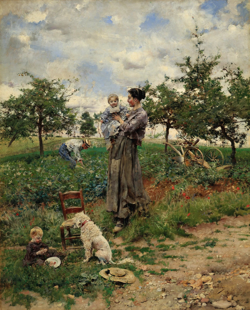 At the countryside - Giovanni Boldini