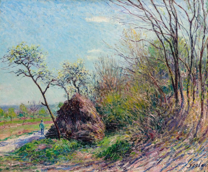 At the Edge of the Forest - Les Sablons - Alfred Sisley