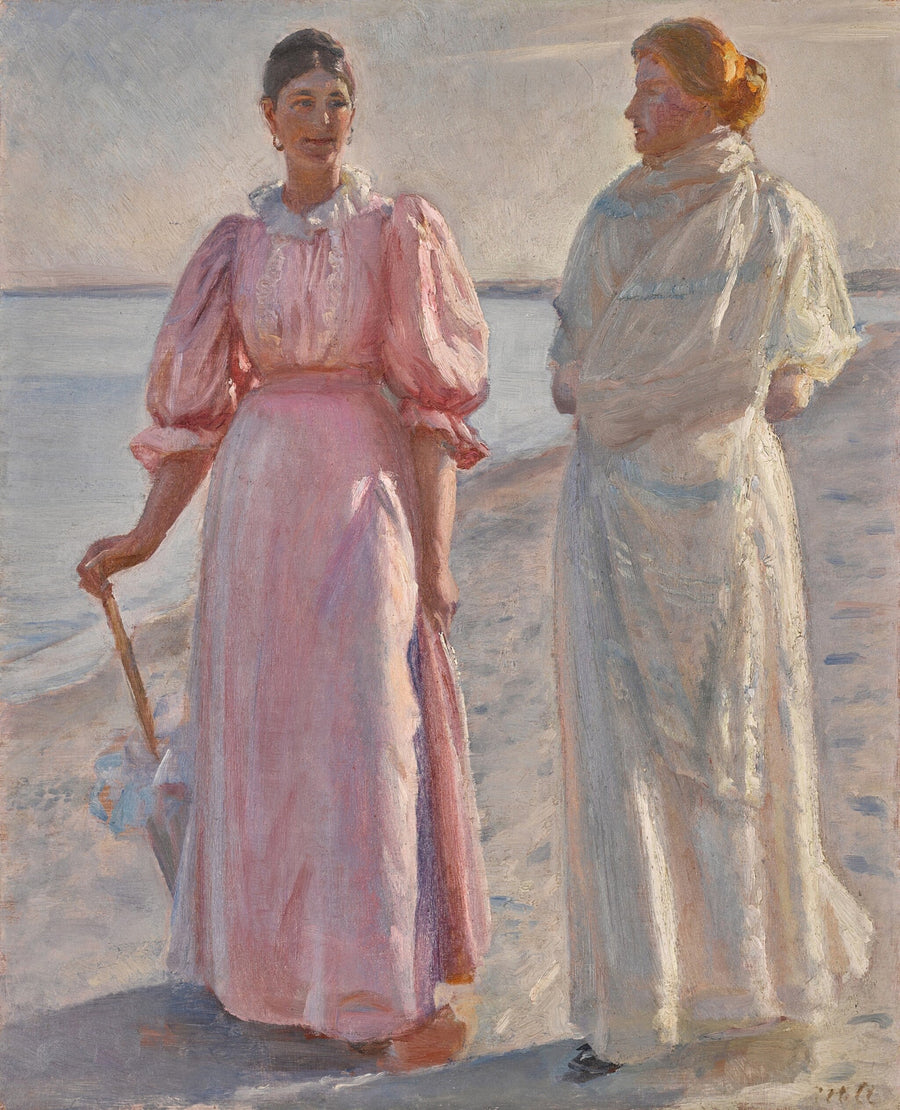 At the beach, Skagen. -Michael Peter Ancher