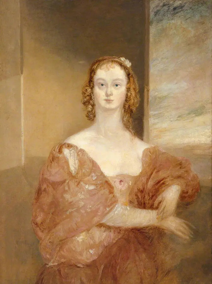A Lady in a Van Dyck Costume - J. M. W. Turner