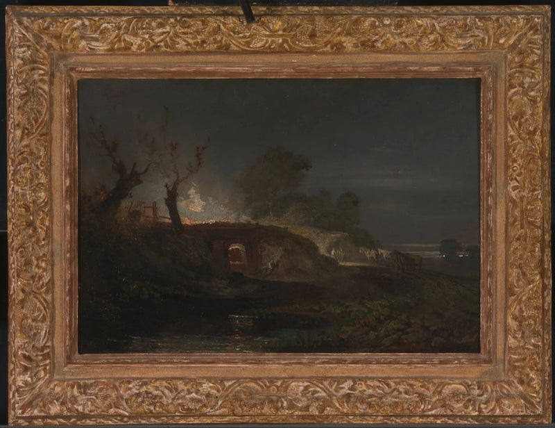 A Limekiln, Possibly at Briton Ferry in South Wales - J. M. W. Turner