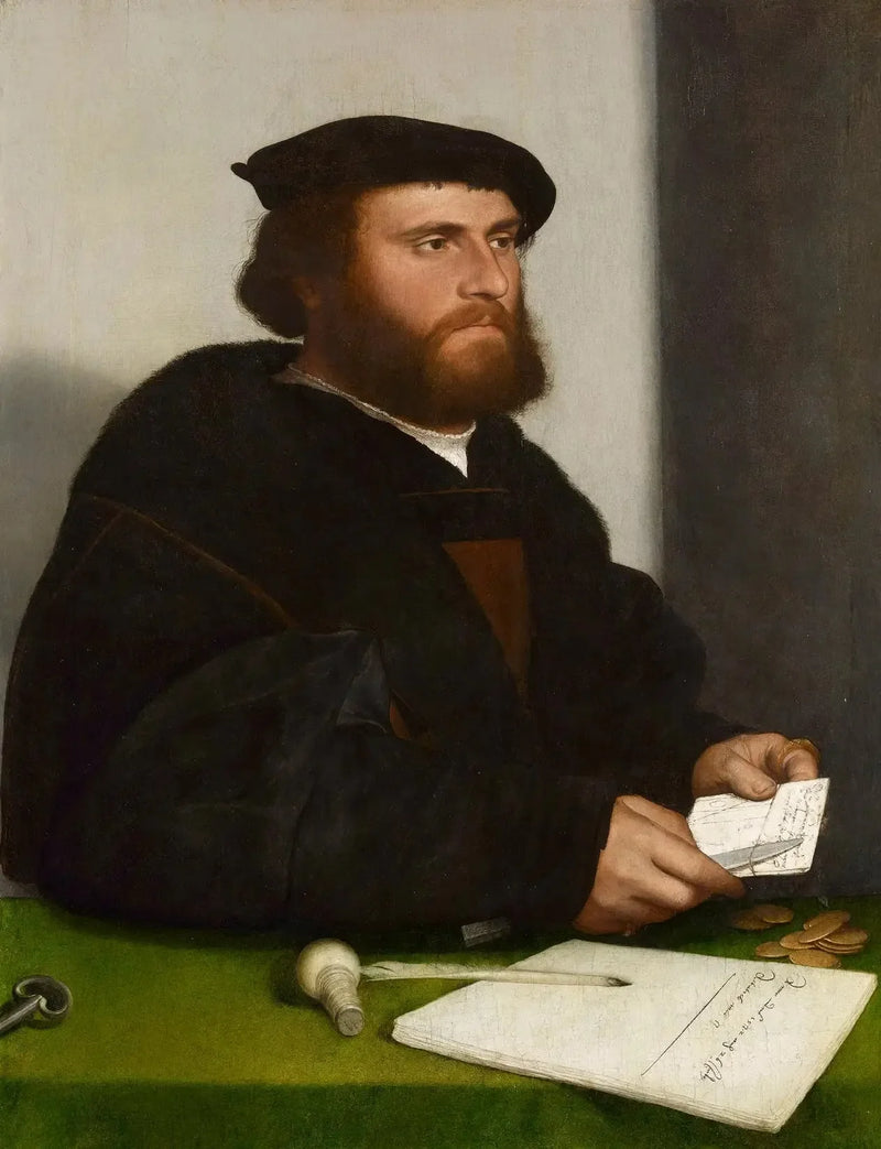 A Merchant of the German Steelyard: 'Hans of Antwerp' - Hans Holbein the Younger