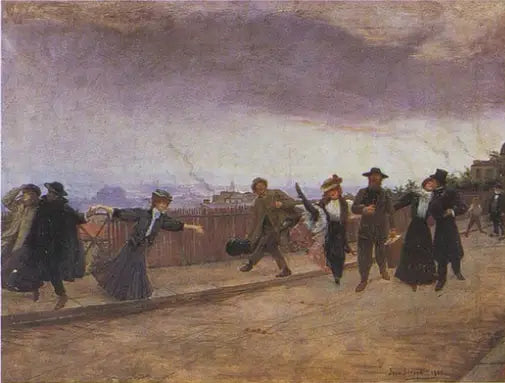 In Montmartre - Jean Béraud