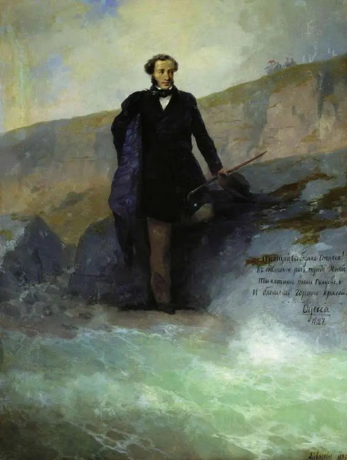 A. S. Pouchkine on the Black Sea coast - Ivan Aïvazovski