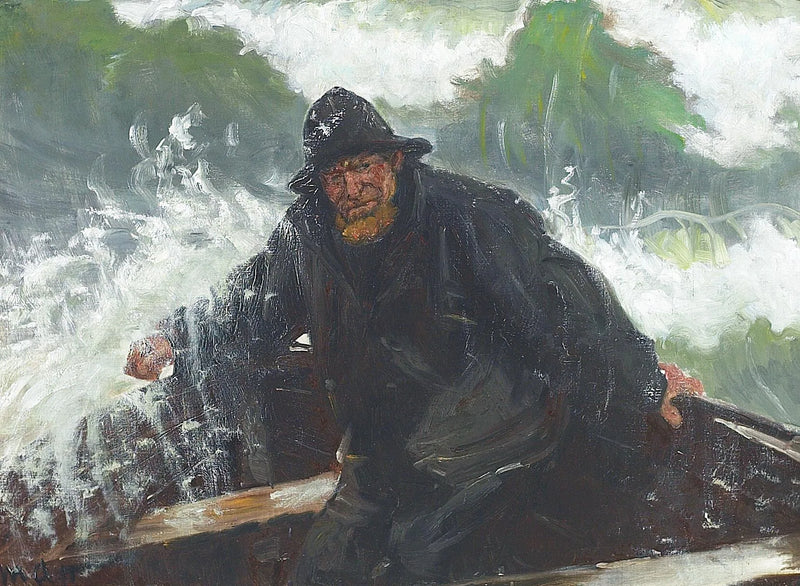 Through the Waves - Michael Peter Ancher
