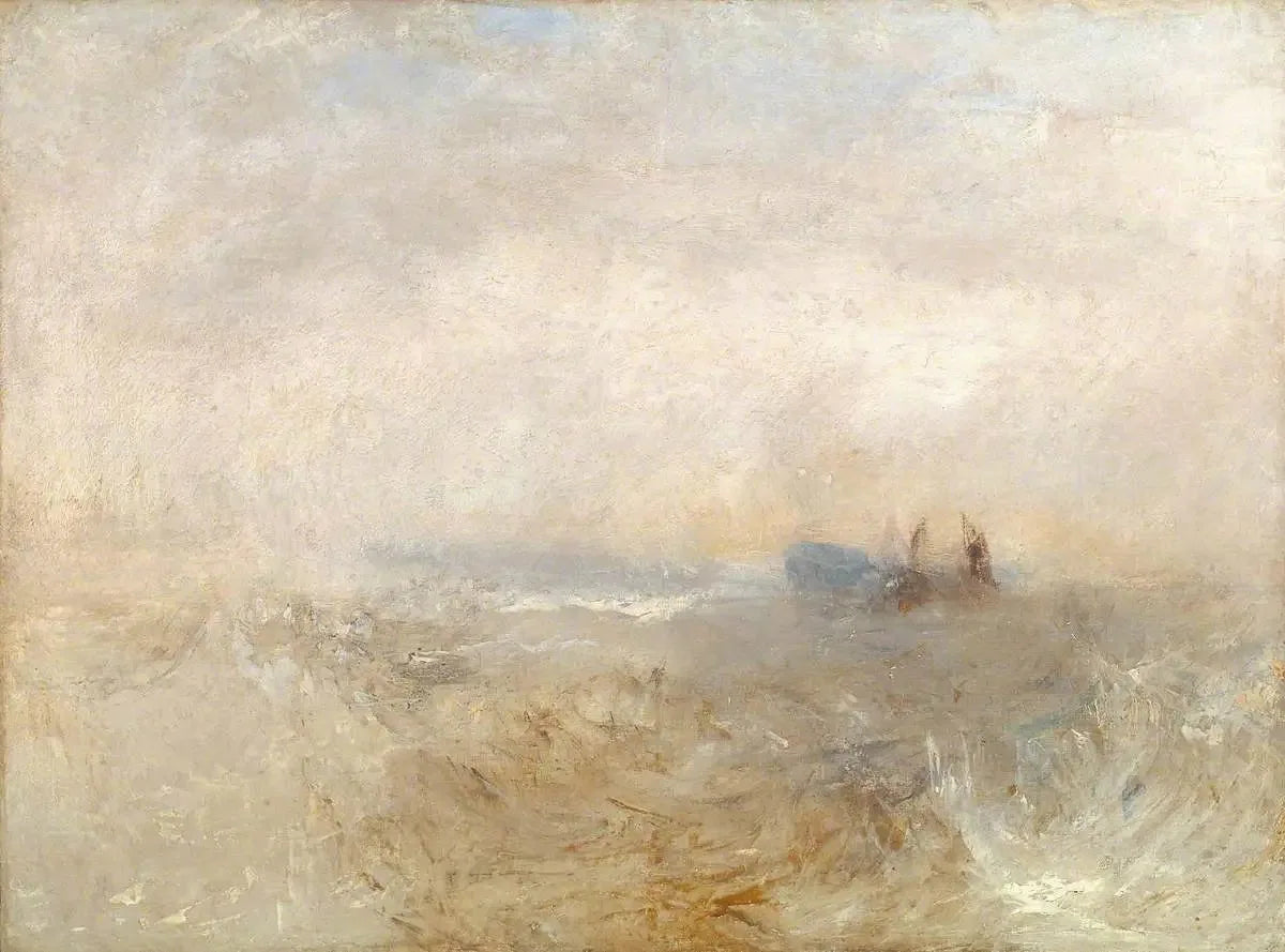 A Wreck, with Fishing Boats - J. M. W. Turner image 1 reproduction réalisée par Alpha Reproduction