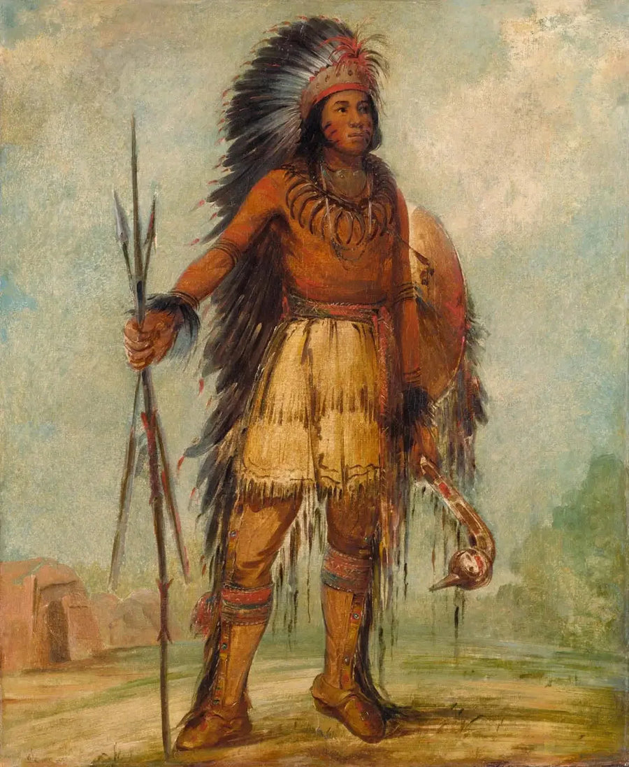 A-wun-ne-wa-be, thunderbird - George Catlin
