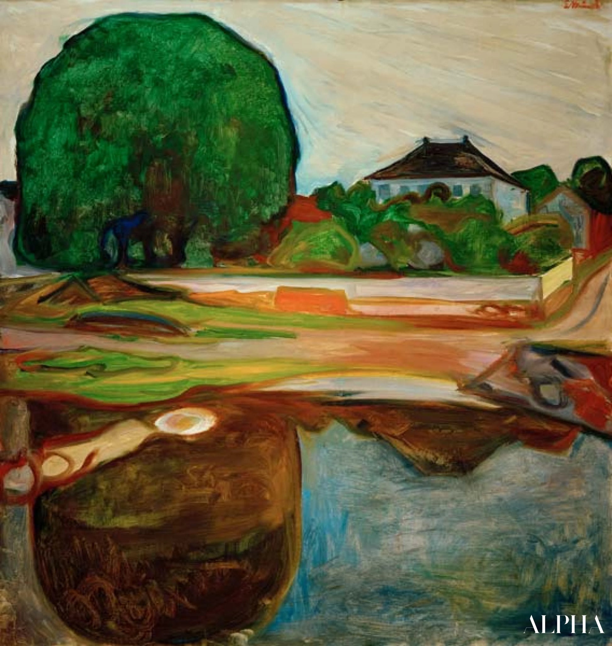 Reproduction du tableau « Aasgaardstrand - Edvard Munch » par Alpha Reproduction en peinture à l’huile