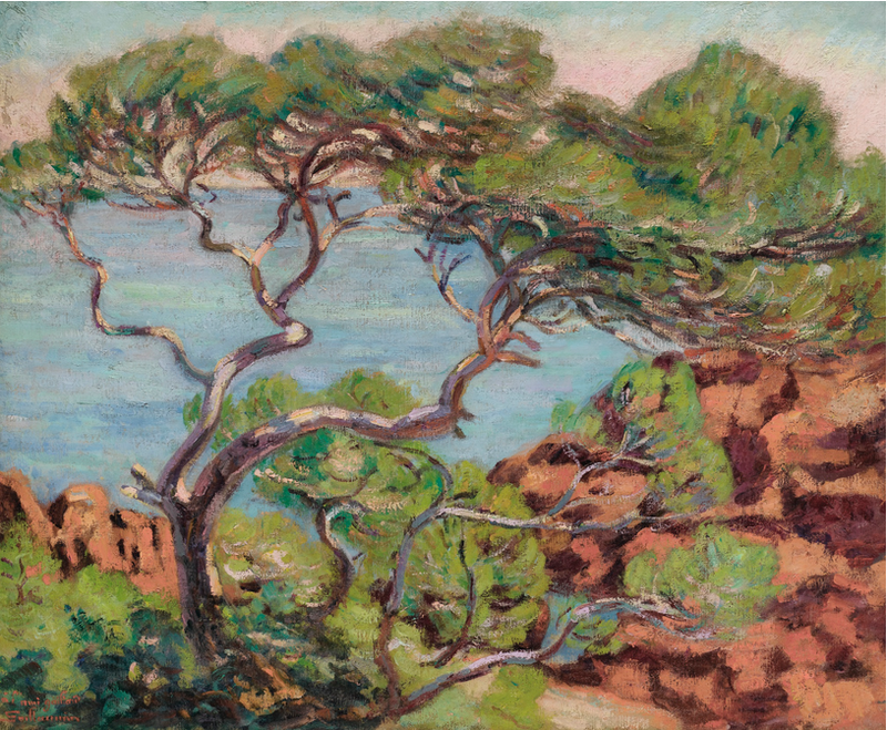 Aay, Southern Landscape - Armand Guillaumin
