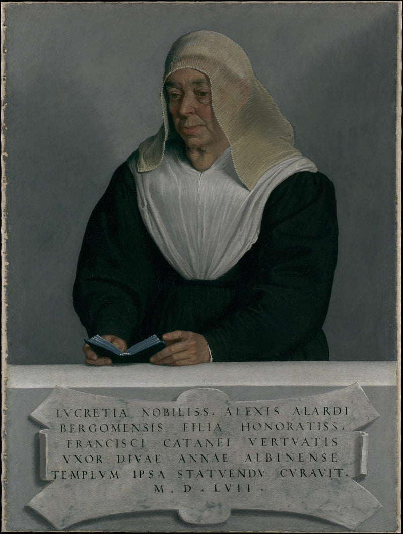 Abbess Lucrezia Agliardi Vertova (1490?–1558) - Giovanni Battista Moroni