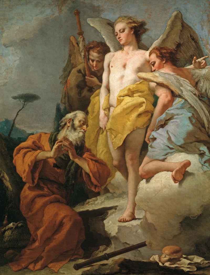Abraham and the Three Angels - Giovanni Battista Tiepolo