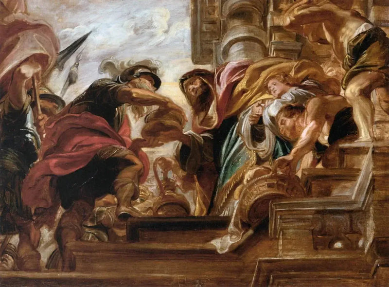 Abraham and Melchizedek - Peter Paul Rubens