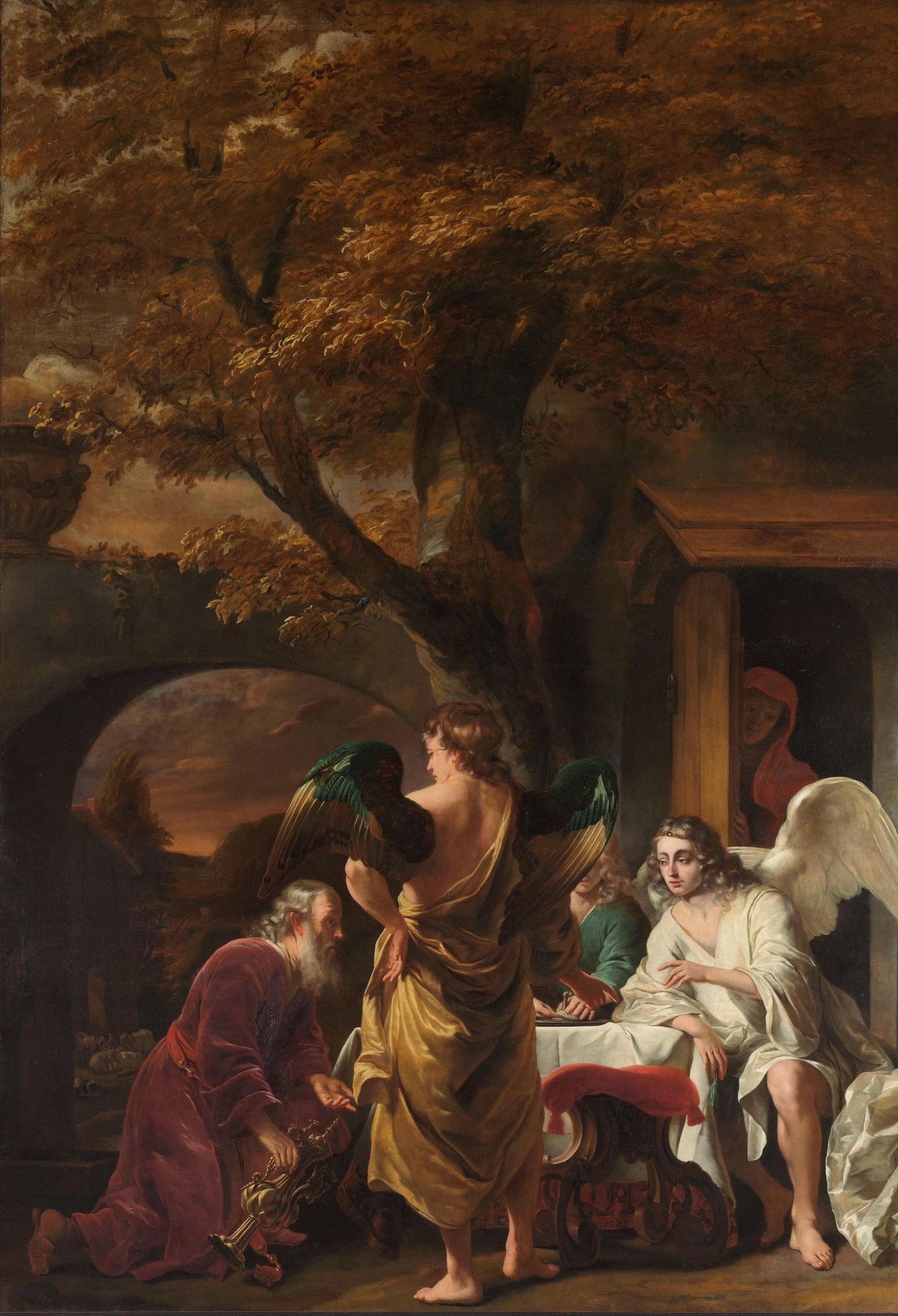 Abraham reçoit les trois anges - Ferdinand Bol