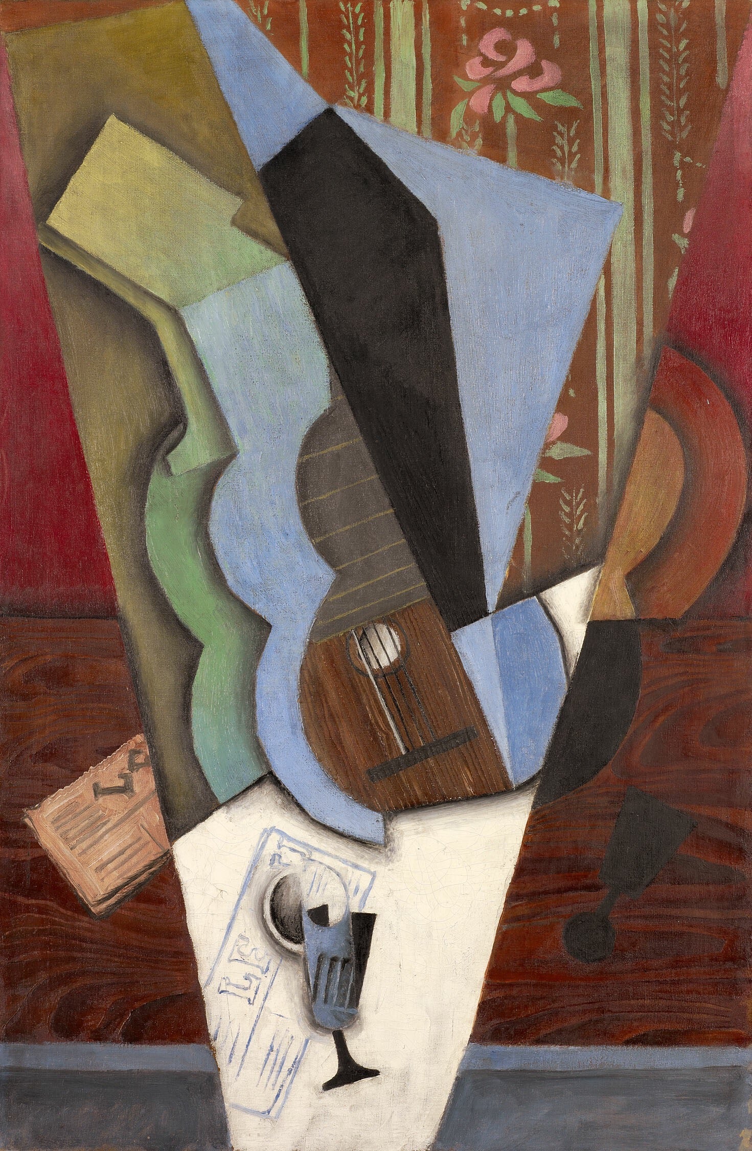 Abstraction (Guitar and Glass) - Juan Gris