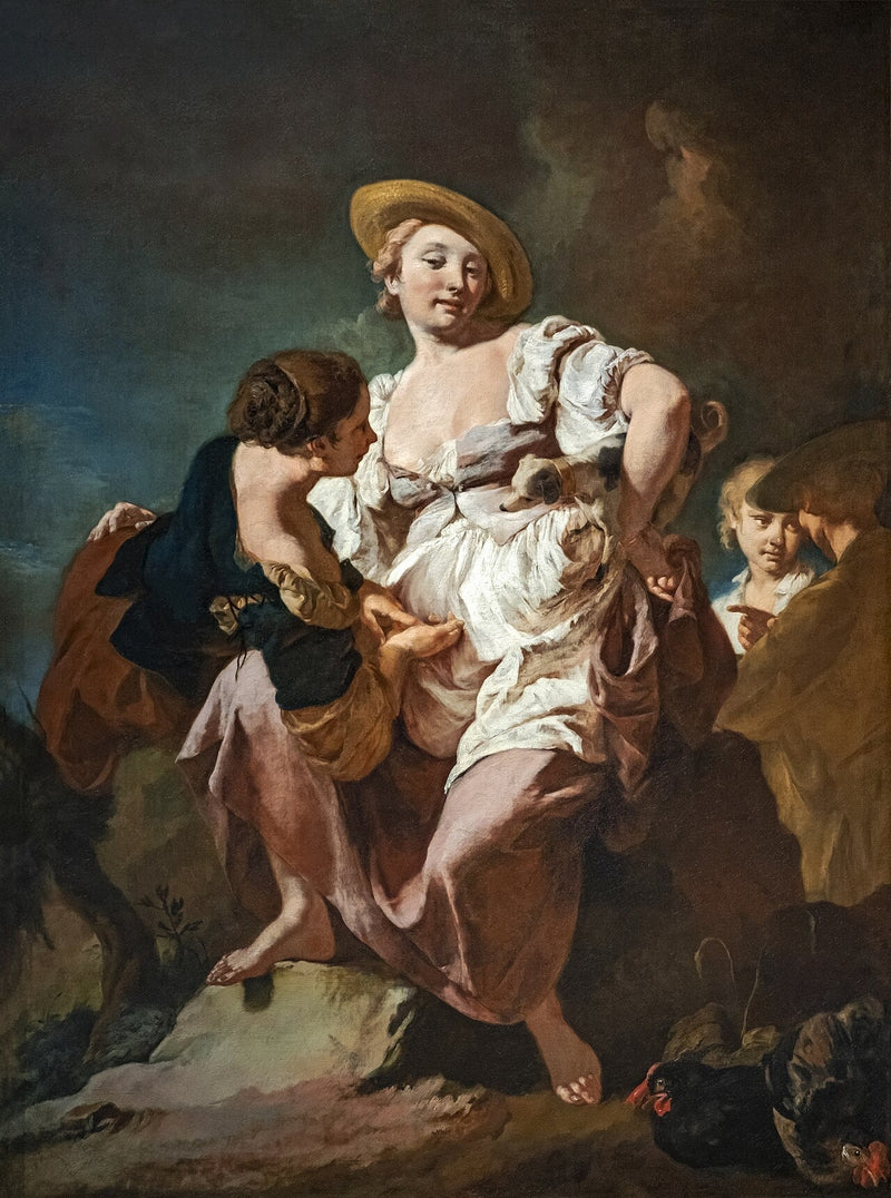 Academy - The Fortune Teller 1740-1745 - Giambattista Piazzetta - Giovanni Battista Piazzetta