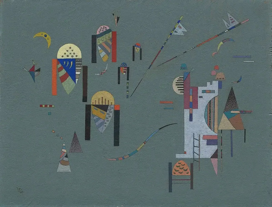 Vertical Accents - Vassily Kandinsky