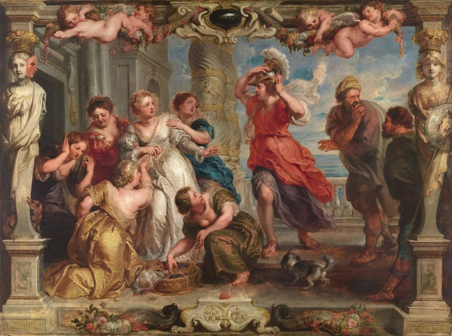 Achille discovered by Ulysses among the daughters of Lycomedes - Peter Paul Rubens