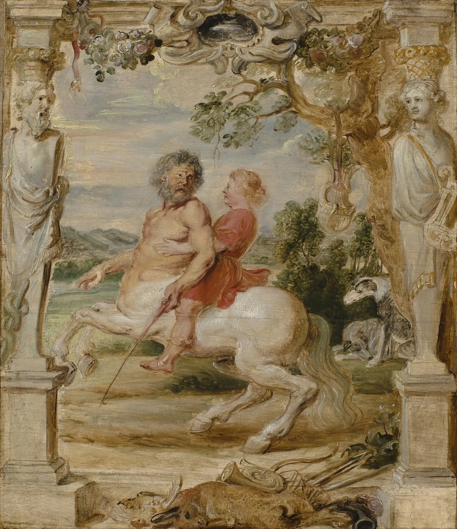 Achille educated by the centaur Chiron - Peter Paul Rubens