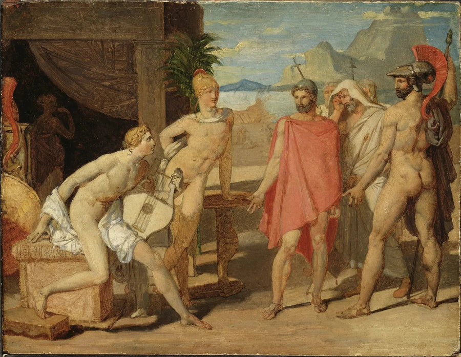 Achilles Receiving the Ambassadors of Agamemnon - Jean-Auguste-Dominique Ingres