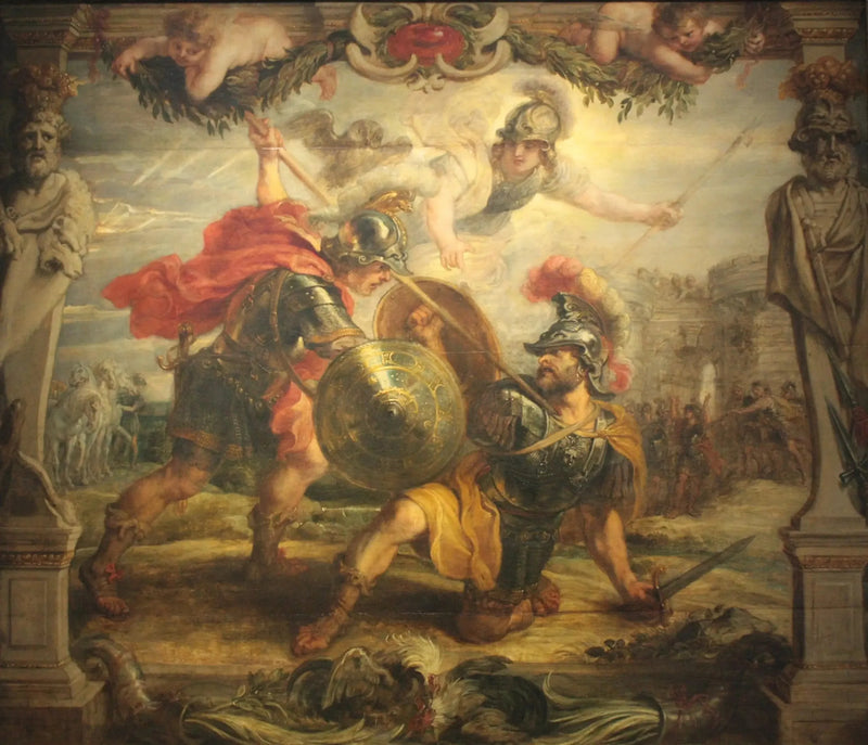 Achilles Victorious over Hector - Peter Paul Rubens