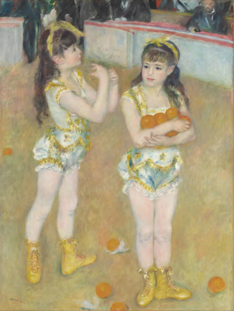 Acrobats at the Fernando Circus (Francisca and Angelina Wartenberg) - Pierre-Auguste Renoir