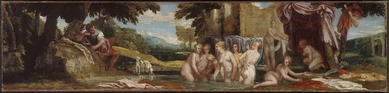 Actéon Watching Diana and Her Nymphs Bathing - Paul Véronèse