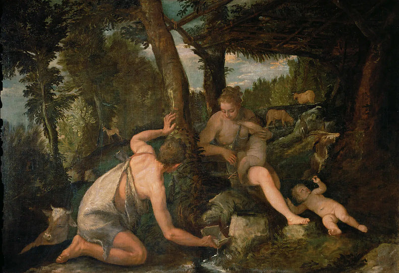 Adam and Eve after the expulsion from paradise - Paul Véronèse