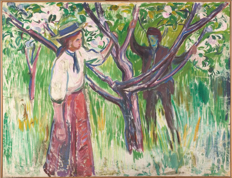 Adam and Eve - Edvard Munch