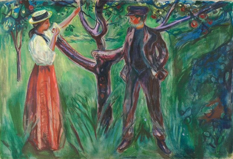 Adam and Eve - Edvard Munch