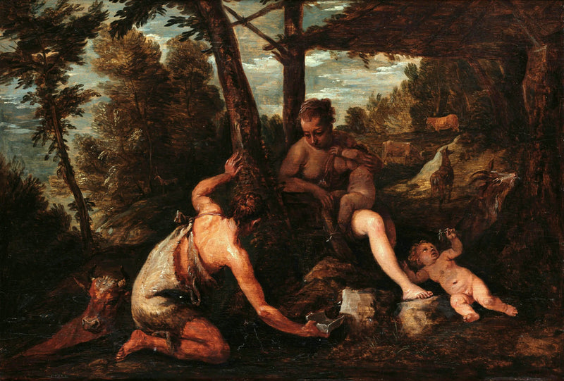 Adam et Eve expelled from Paradise - David Teniers the Younger