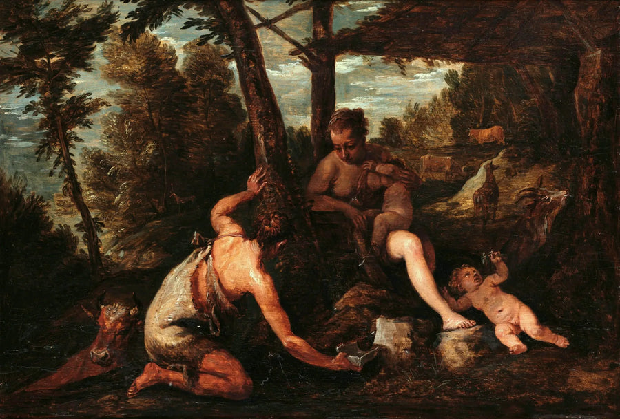 Adam et Eve expelled from Paradise - David Teniers the Younger