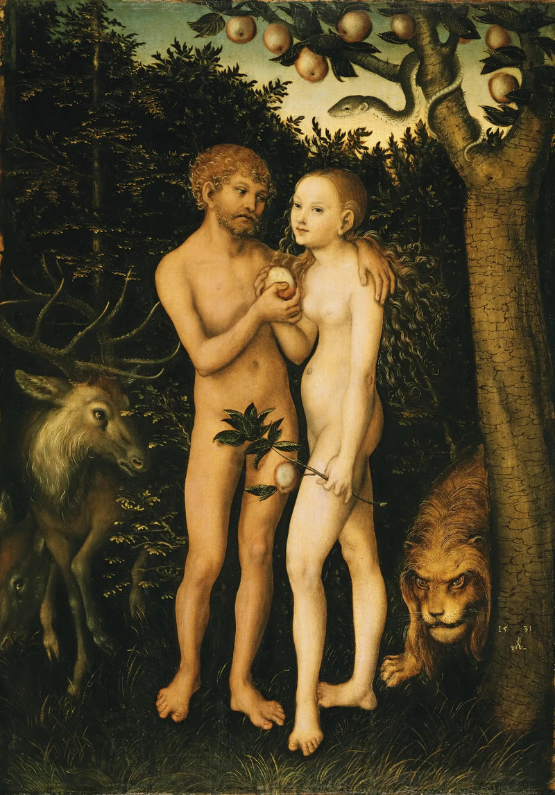 Adam and Eve - Lucas Cranach the Elder