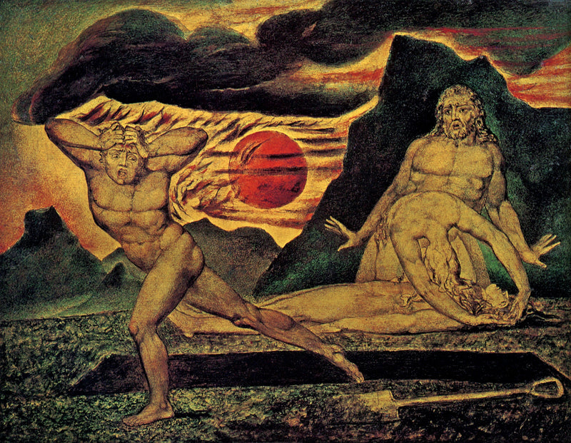 Adam and Eve Finding Abel's Body - William Blake