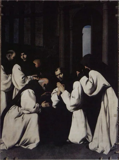 Farewell of Father Juan de Carrión - Francisco de Zurbarán
